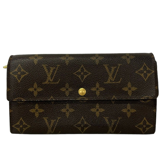 Louis Vuitton Wallet Monogram Pochette Porte Monet Cles Leather