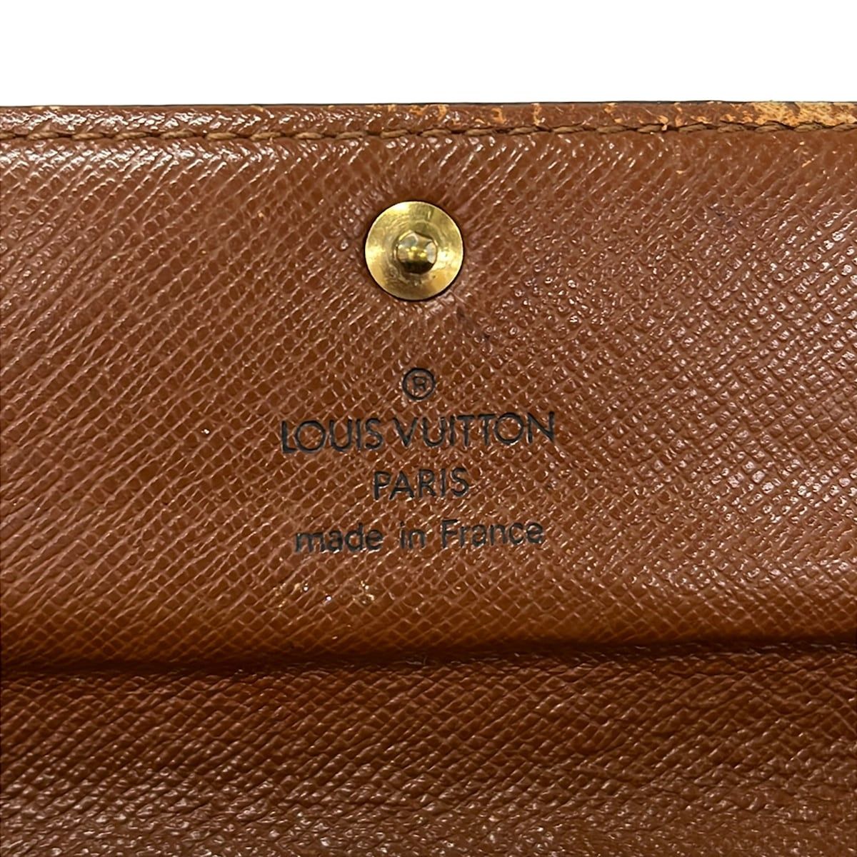 Louis Vuitton Wallet Monogram Pochette Porte Monet Cles Leather — view 5