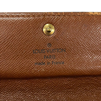 Louis Vuitton Wallet Monogram Pochette Porte Monet Cles Leather — view 5