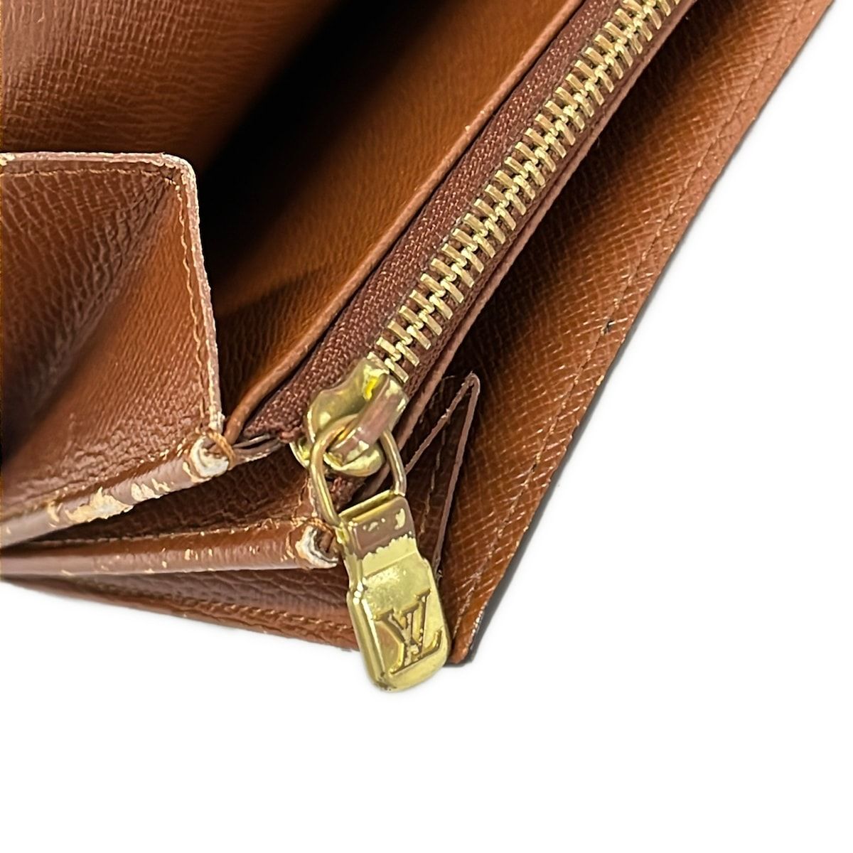 Louis Vuitton Wallet Monogram Pochette Porte Monet Cles Leather — view 7
