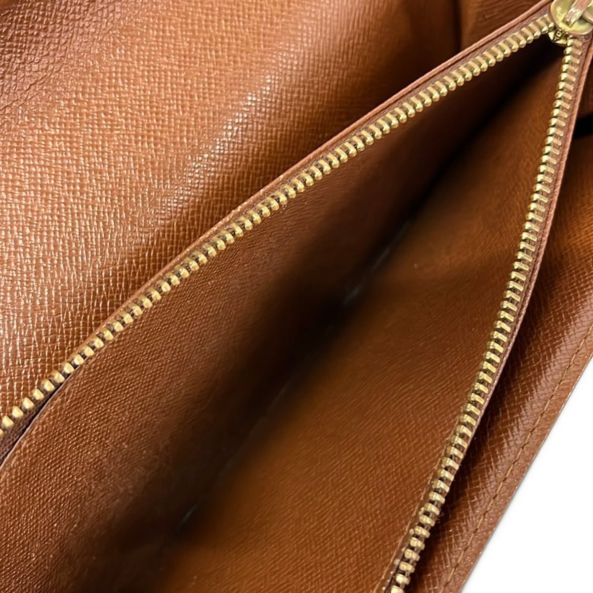 Louis Vuitton Wallet Monogram Pochette Porte Monet Cles Leather — view 4