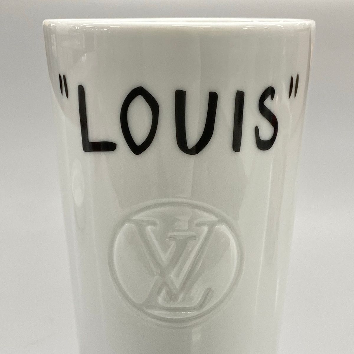 Louis Vuitton Tableware Cup LV Tapestry White Multi Cup Floral Monogram Canvas — view 4