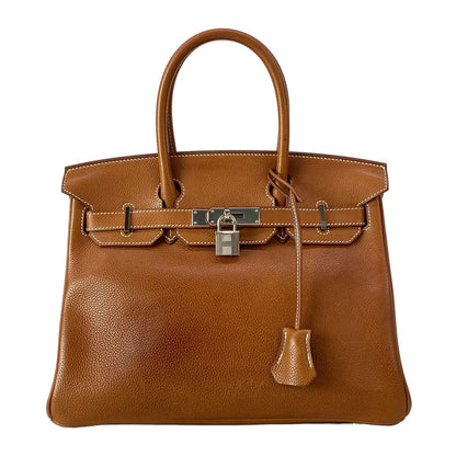 Hermes Handbag Birkin 30 Forbe Silver