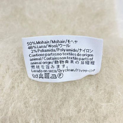 Loewe Scarf Ivory Wool — view 3