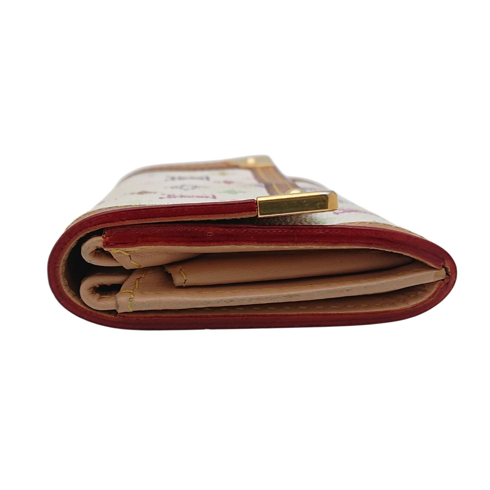 Louis Vuitton Coin Case Porte-Monnaie Pla Monogram Multicolor Blanc — view 5