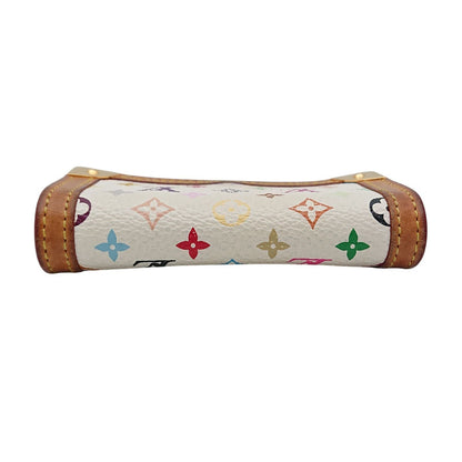 Louis Vuitton Coin Case Porte-Monnaie Pla Monogram Multicolor Blanc — view 4