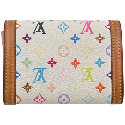 Louis Vuitton Coin Case Porte-Monnaie Pla Monogram Multicolor Blanc — view 2
