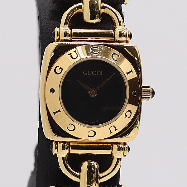 Gucci Horsebit Quartz Black Dial Watch Nam