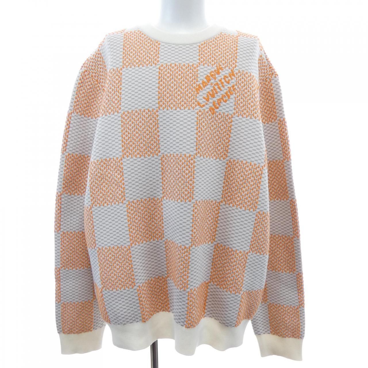 Louis Vuitton Damier Jagade Cotton Pullover Knit Sweater