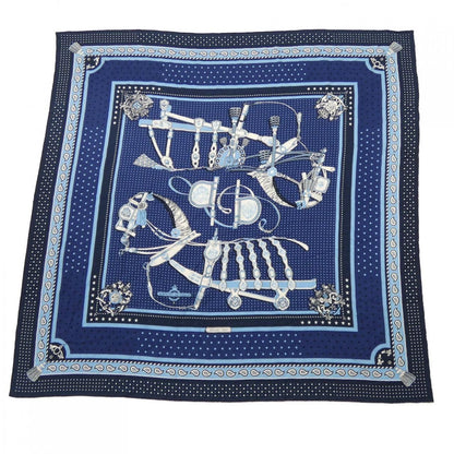 Hermes Harnais de Cour Bandana Carre Shawl Scarf