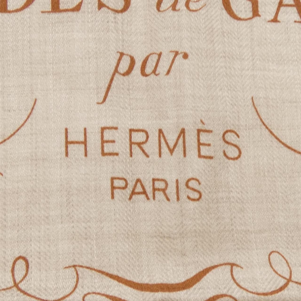 Hermes Brides de Gala Applique Pique Carre Shawl Scarf — view 4