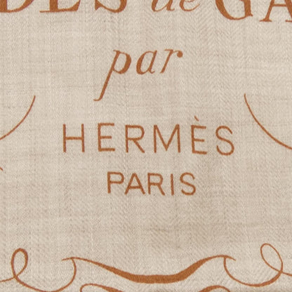 Hermes Brides de Gala Applique Pique Carre Shawl Scarf — view 4