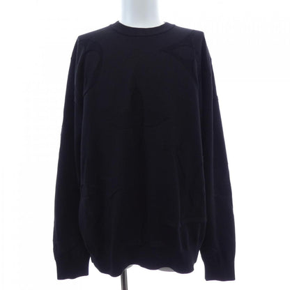 Louis Vuitton Monogram Long Sleeve Cotton Crew Neck Knit Sweater