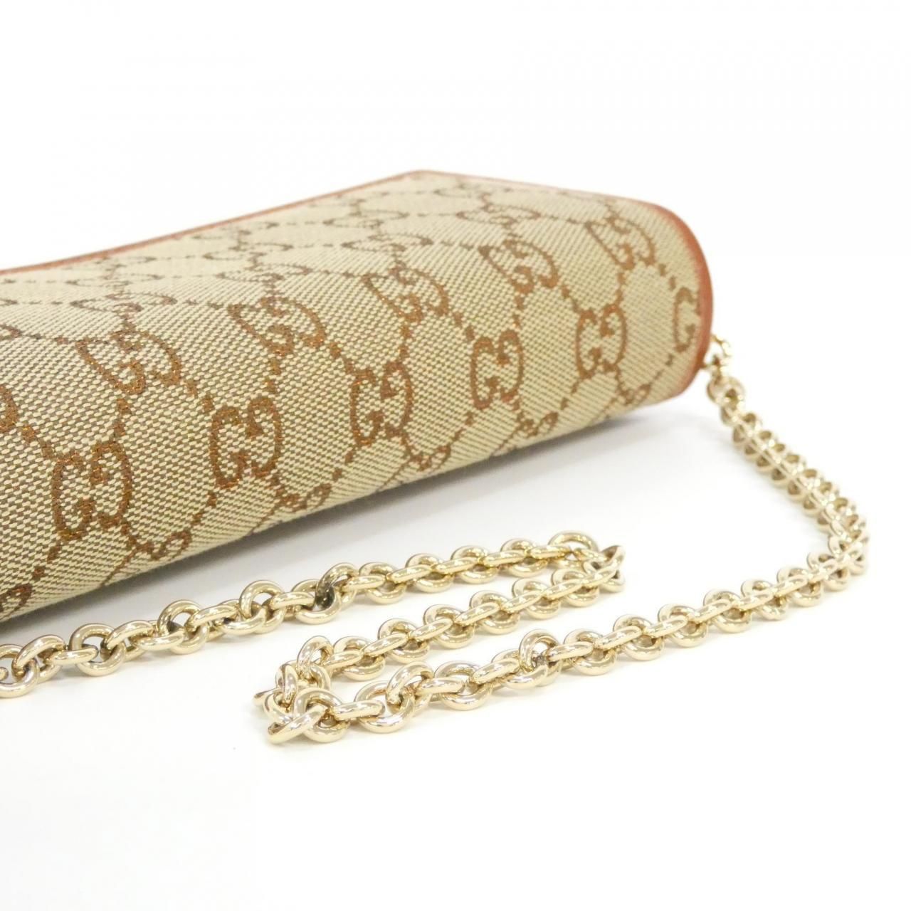 Gucci Chain Shoulder Bag Beige — view 7