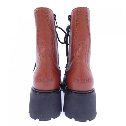 Celine Triomphe Ranger Mid Lace Up Boots — view 5