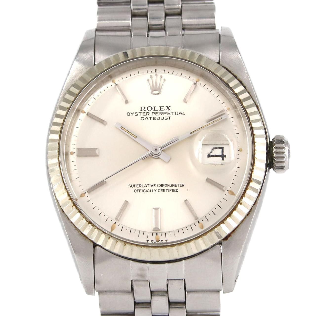 Rolex Datejust Automatic Watch Silver
