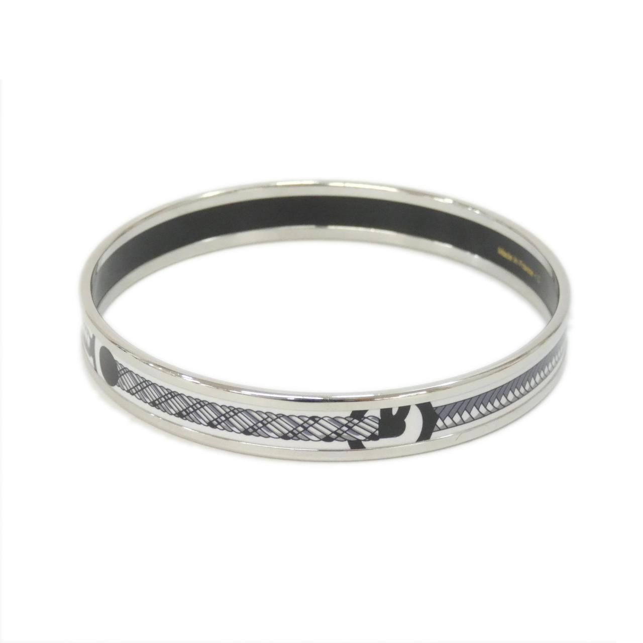 Hermes Bangle Bracelet Silver — view 2