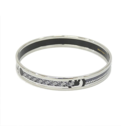 Hermes Bangle Bracelet Silver — view 2