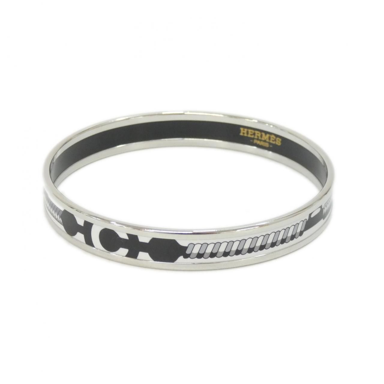 Hermes Bangle Bracelet Silver
