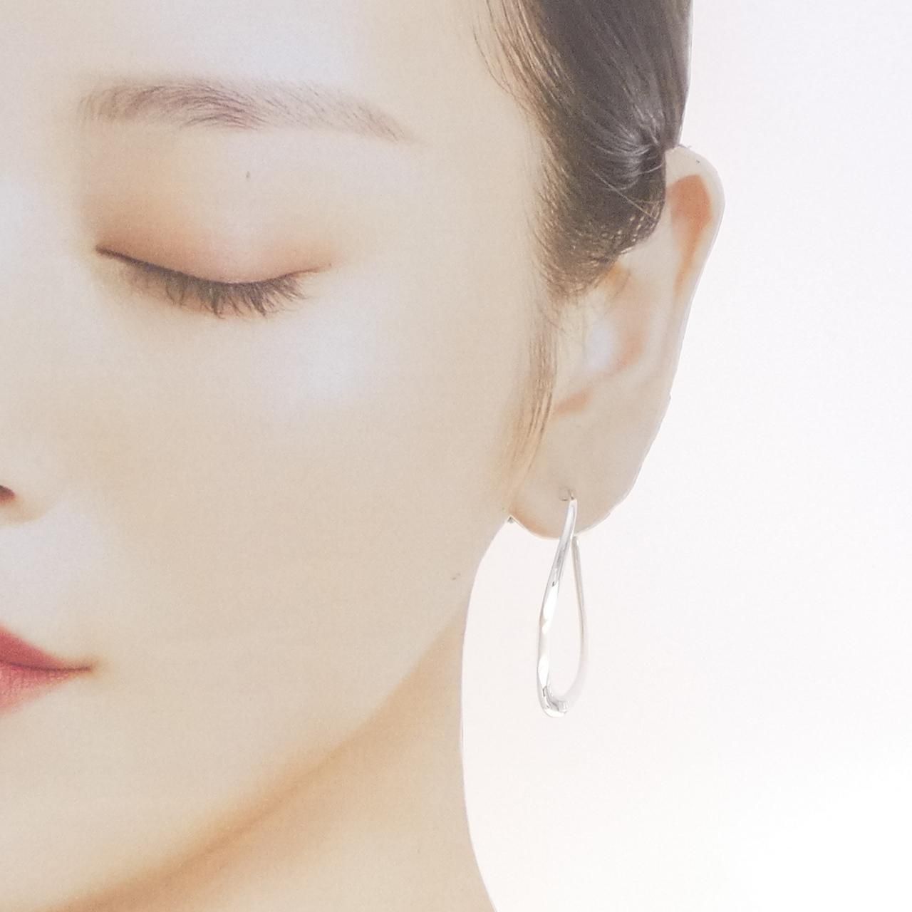 Tiffany & Co Open Hoop Earrings — view 4