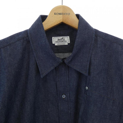 Hermes S Shirt Navy — view 5