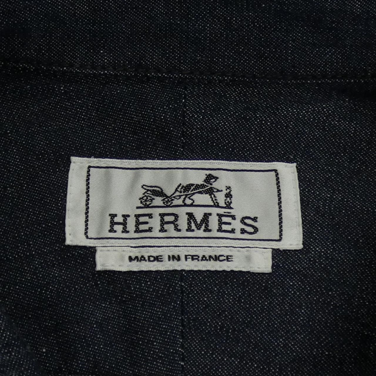 Hermes S Shirt Navy — view 4