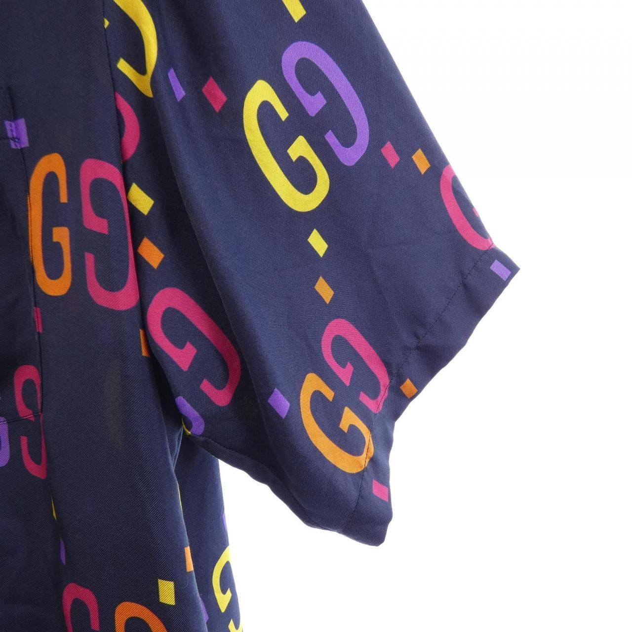 Gucci Jumbo GG Silk Bowling Shirt Zajoz — view 6