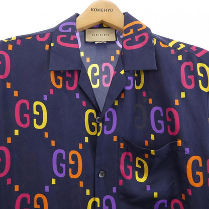 Gucci Jumbo GG Silk Bowling Shirt Zajoz — view 5