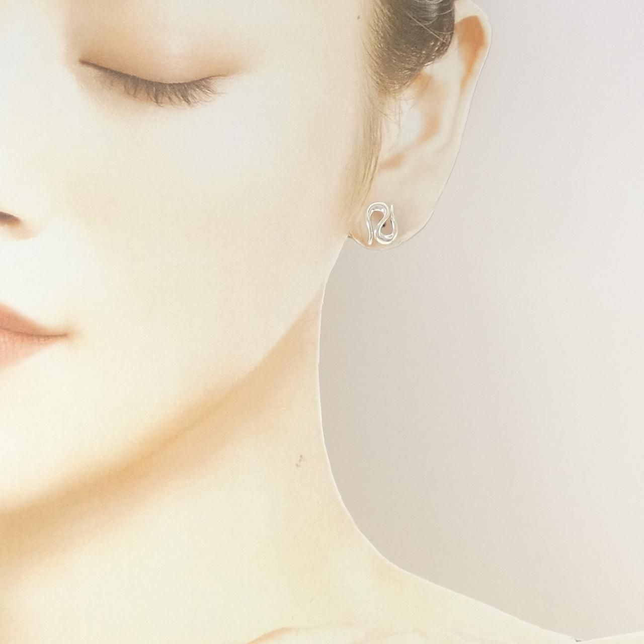 Tiffany & Co Open Wave Earrings — view 4