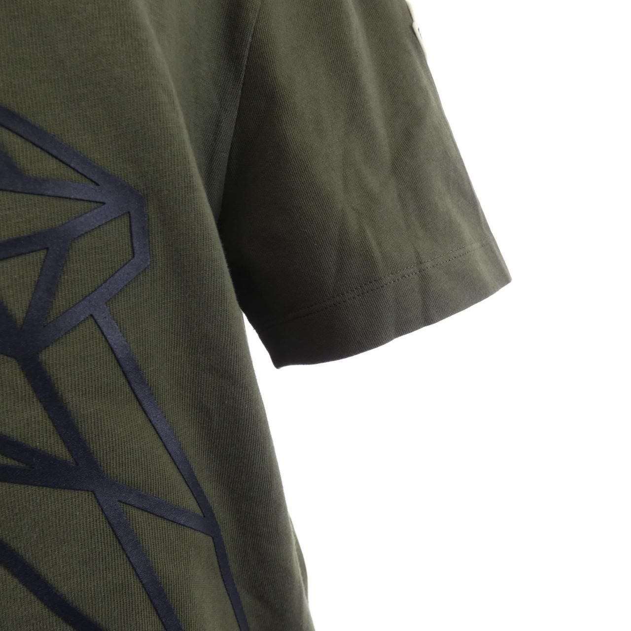 Moncler T-Shirt Khaki — view 7