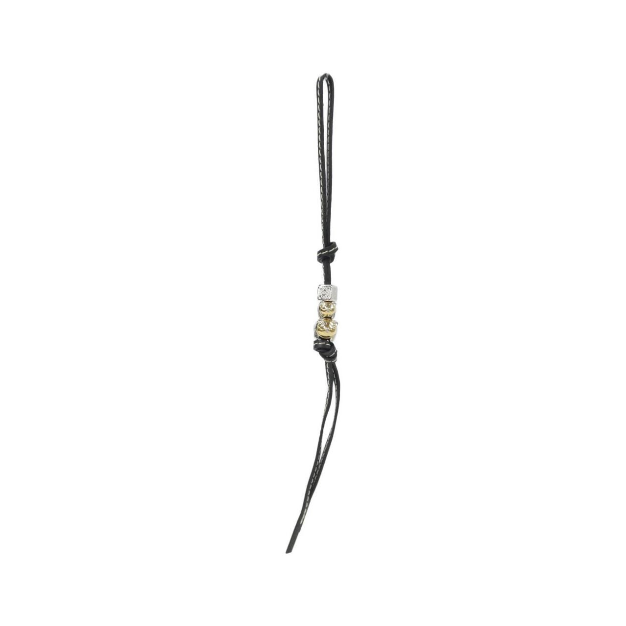 Loewe Bag Charm Keychain & Charms Black