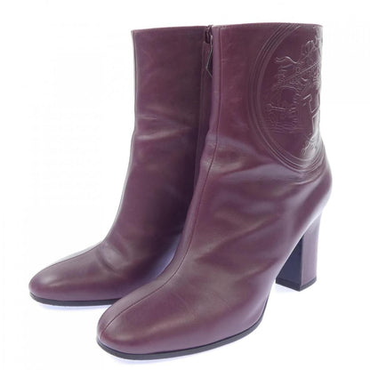Hermes Boots Purple — view 3