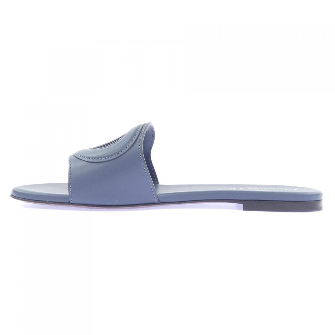 Dior Calfskin D-club Slide Sandals — view 2