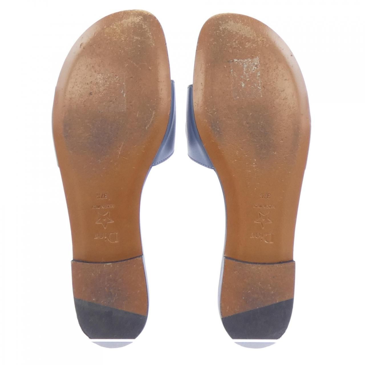 Dior Calfskin D-club Slide Sandals — view 4