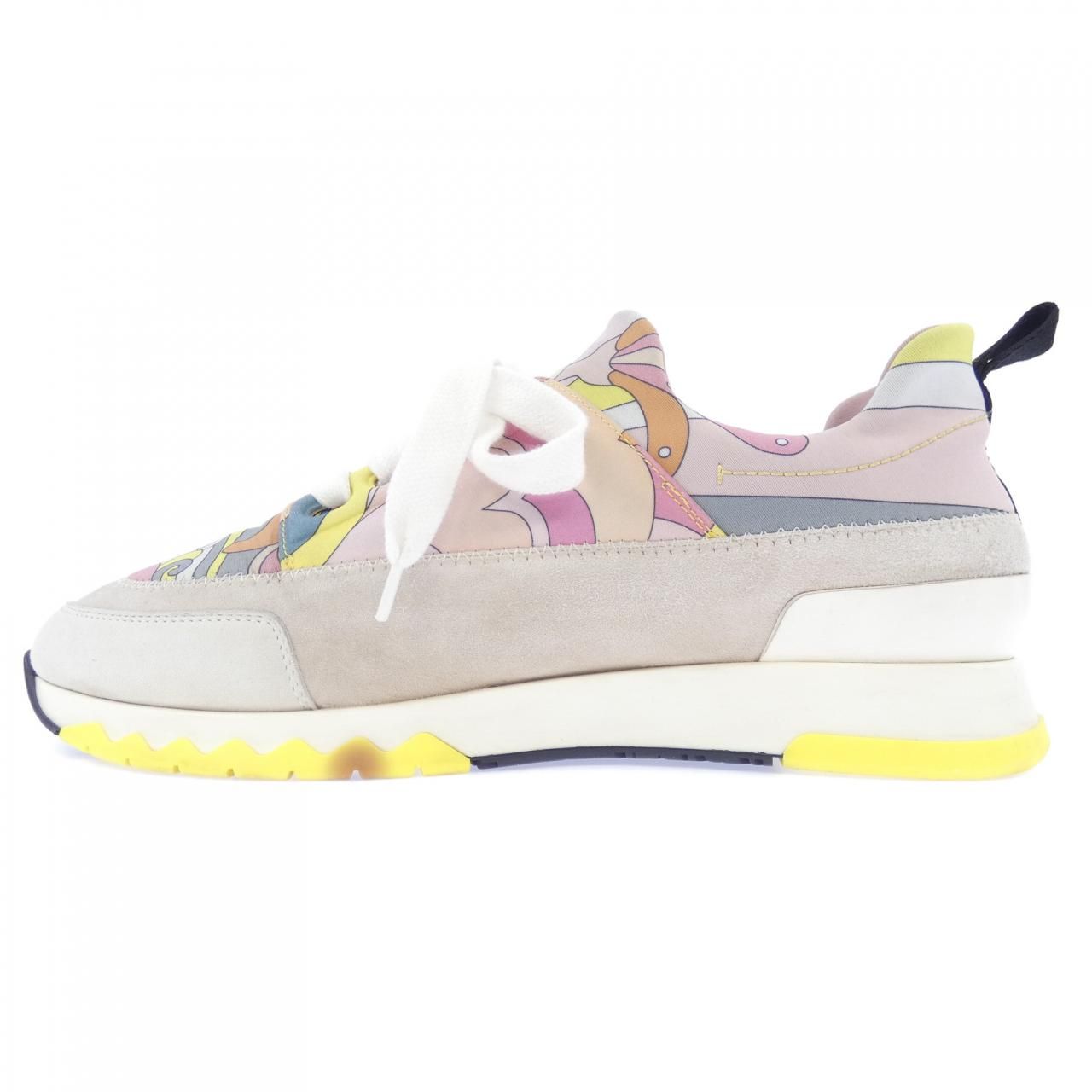 Hermes Stadium Sneakers Gray — view 2