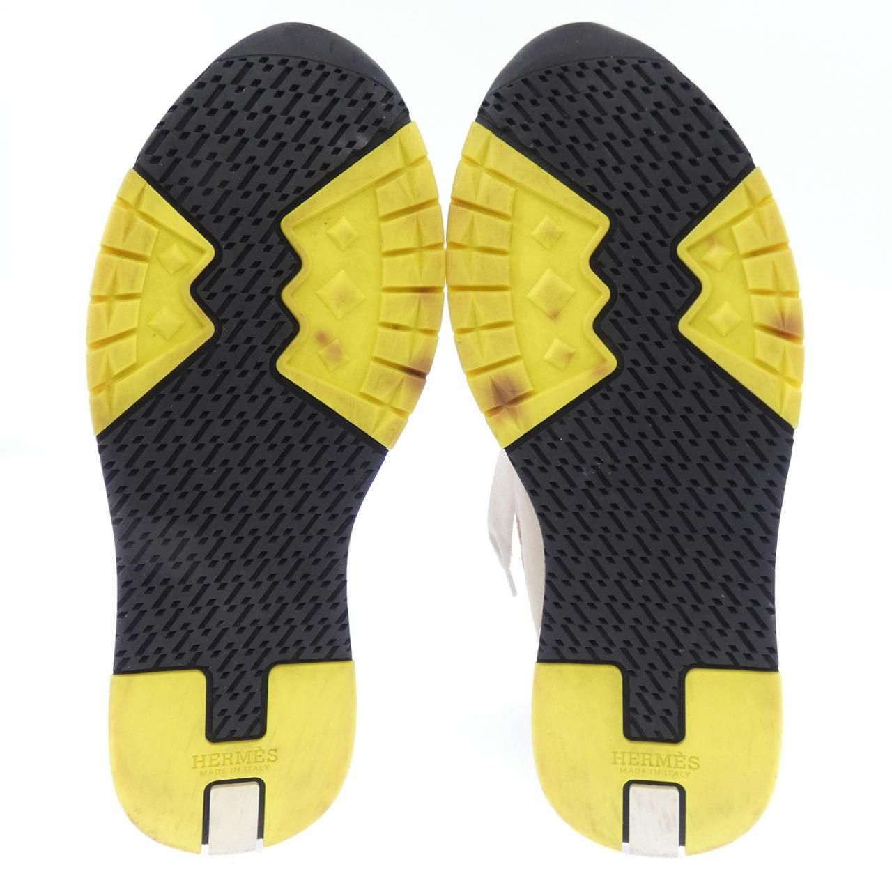 Hermes Stadium Sneakers Gray — view 4