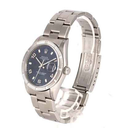 Rolex Oyster Perpetual Date SS Automatic Winding Number Watch — view 2