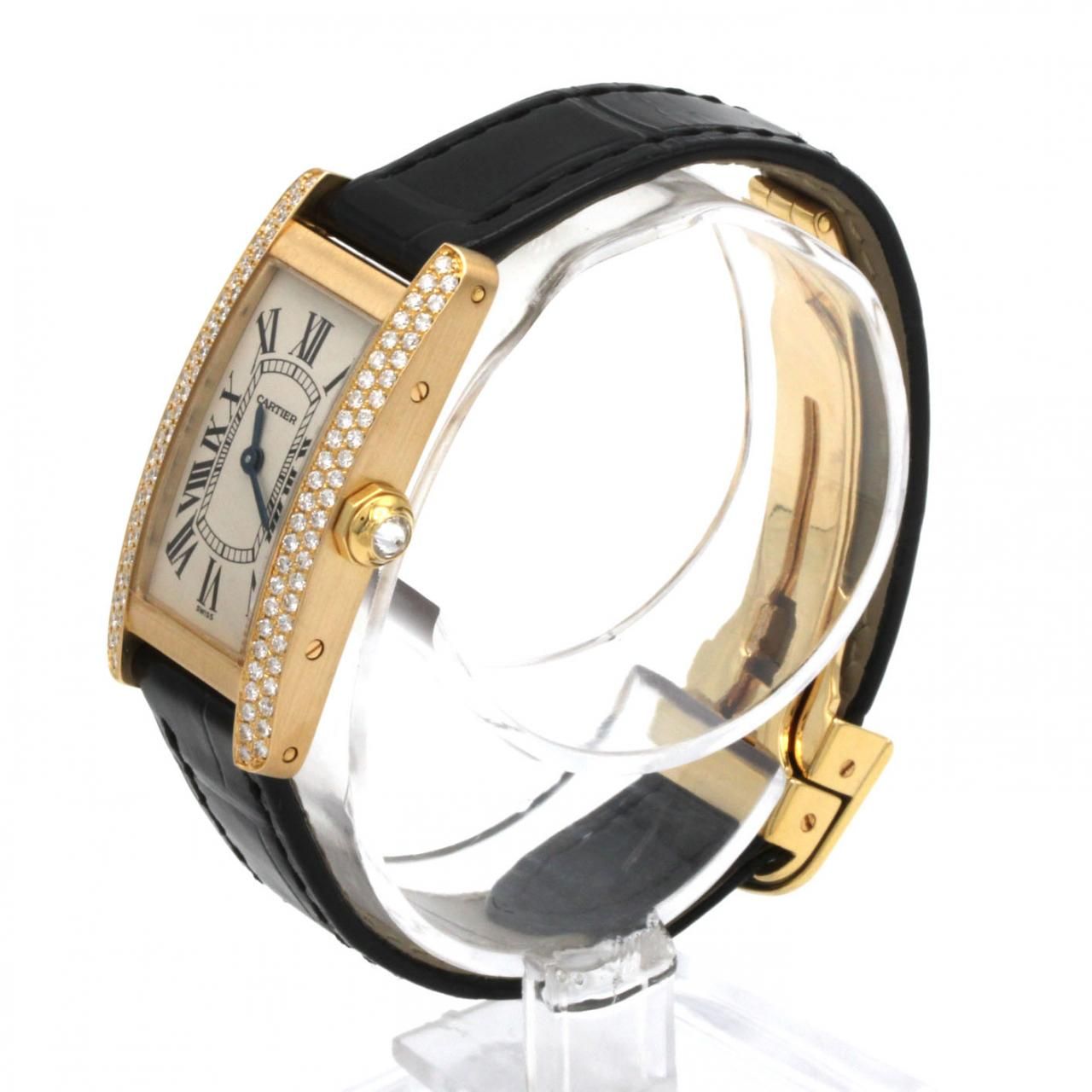 Cartier Tank American SM YG Quartz Watch — view 2