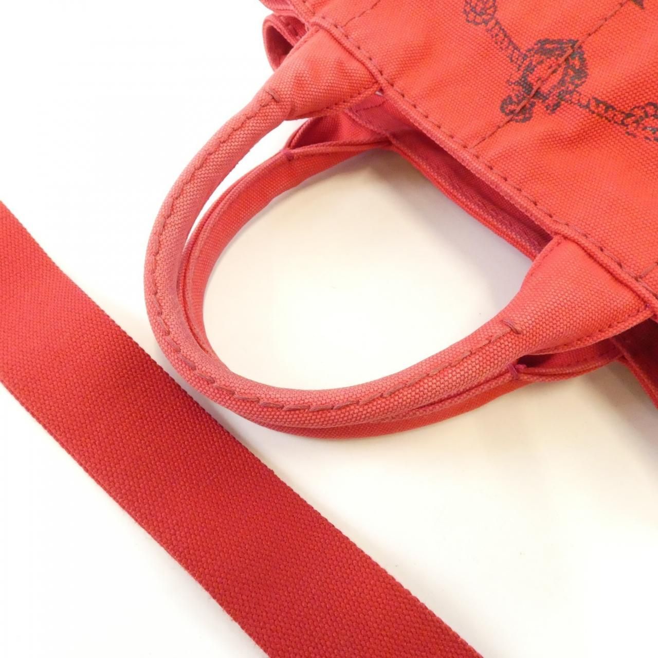 Prada Bag Handbag Red — view 4