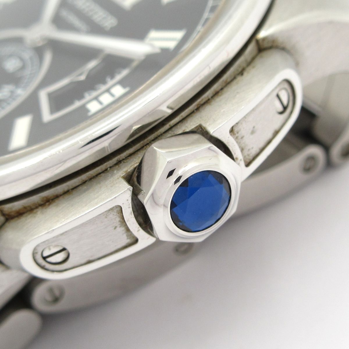Cartier Watch Caliber de LM Back Slot SS Black — view 9