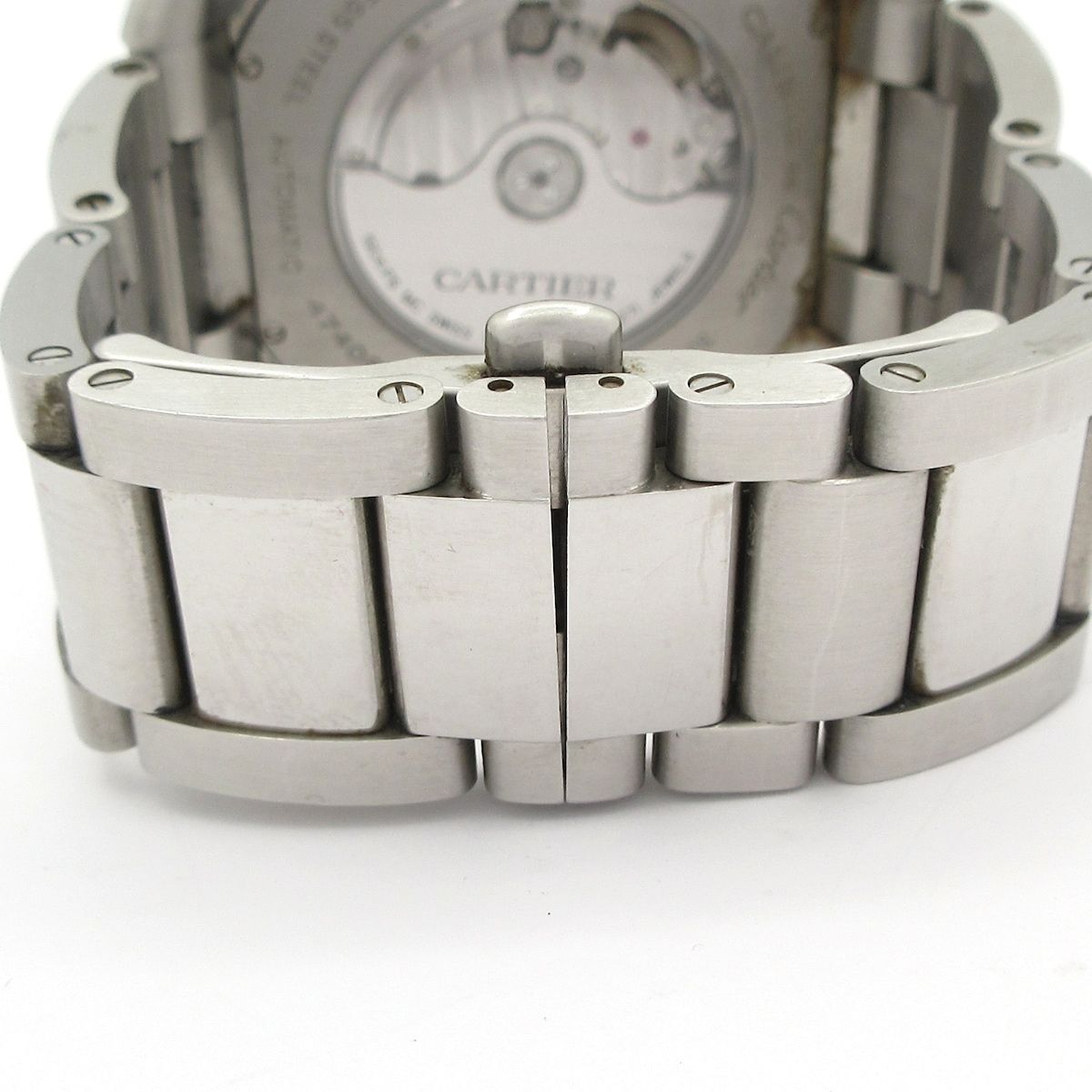 Cartier Watch Caliber de LM Back Slot SS Black — view 6
