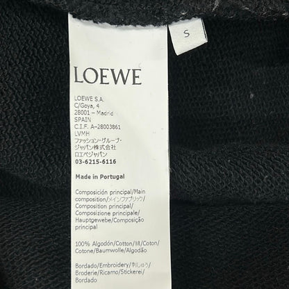 Loewe Hoodie S Black White Dark Navy Cotton — view 4