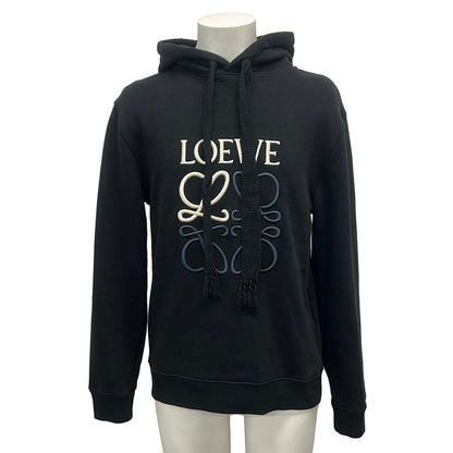 Loewe Hoodie S Black White Dark Navy Cotton
