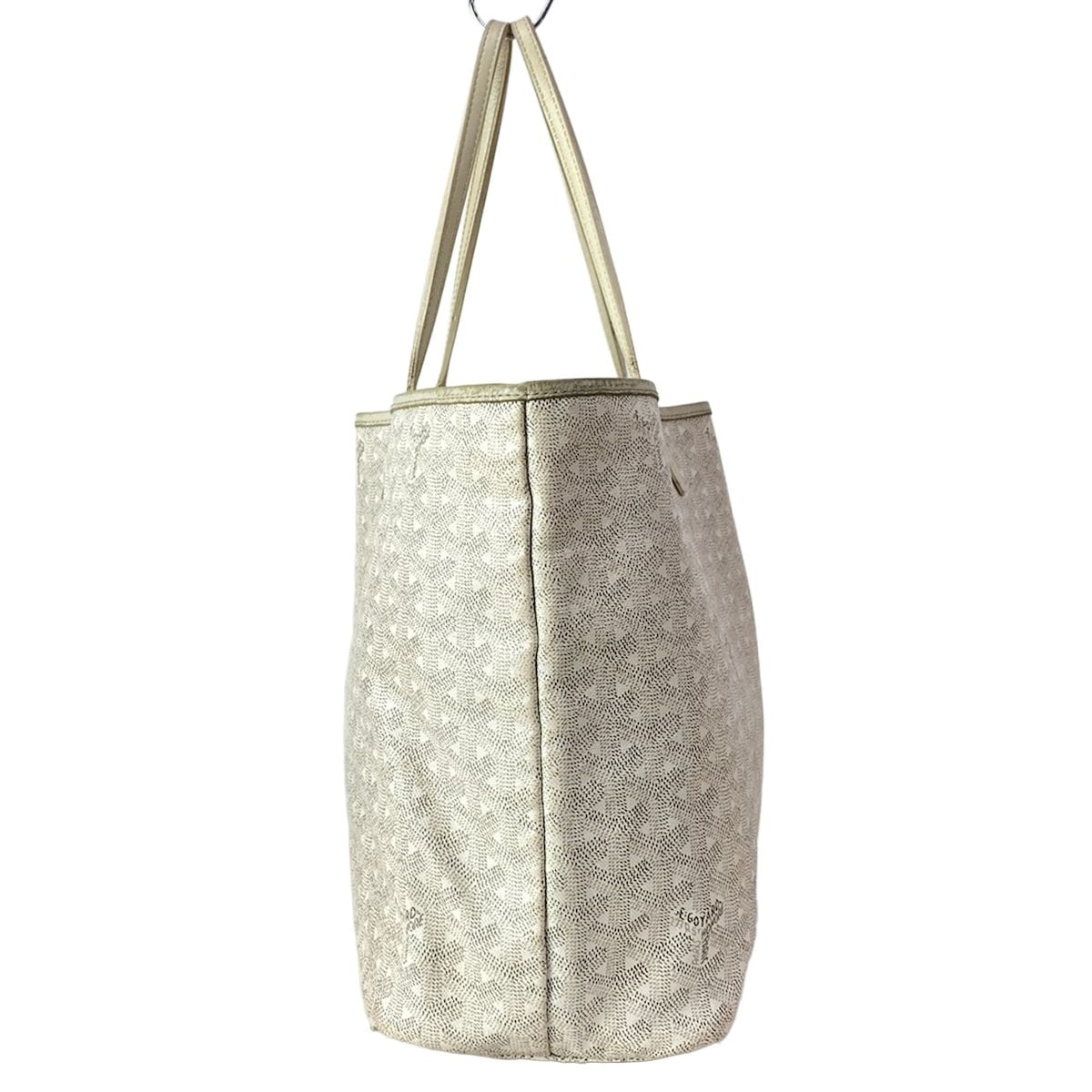 Goyard Tote Saint Louis PM White Leather — view 2