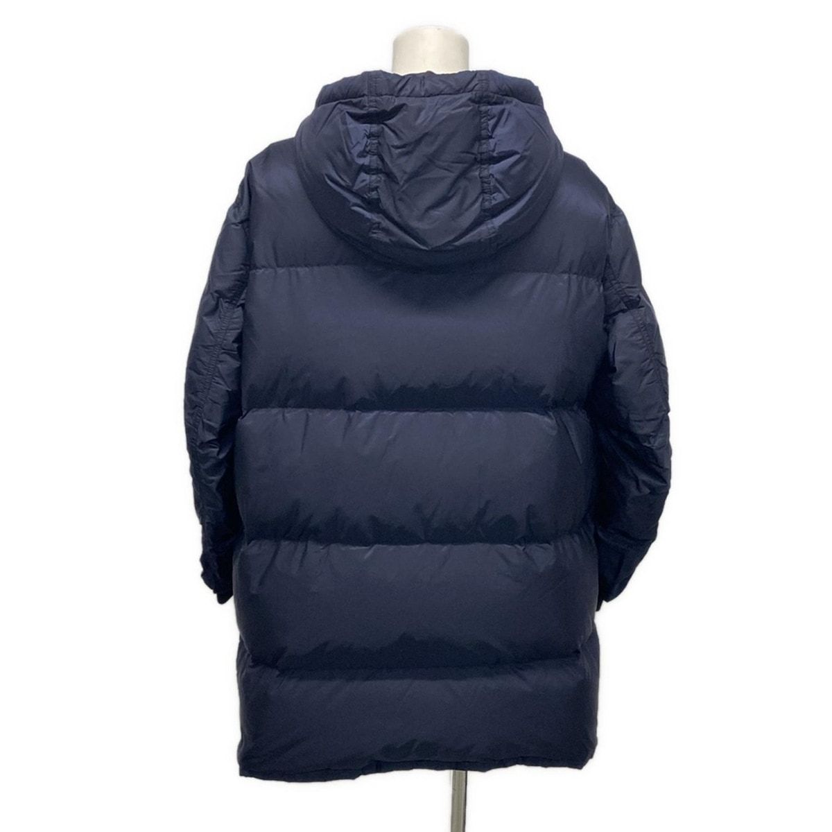 Prada Down Jacket Coat 40 M Dark Navy Long Sleeve Winter — view 2