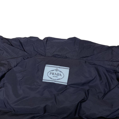 Prada Down Jacket Coat 40 M Dark Navy Long Sleeve Winter — view 9