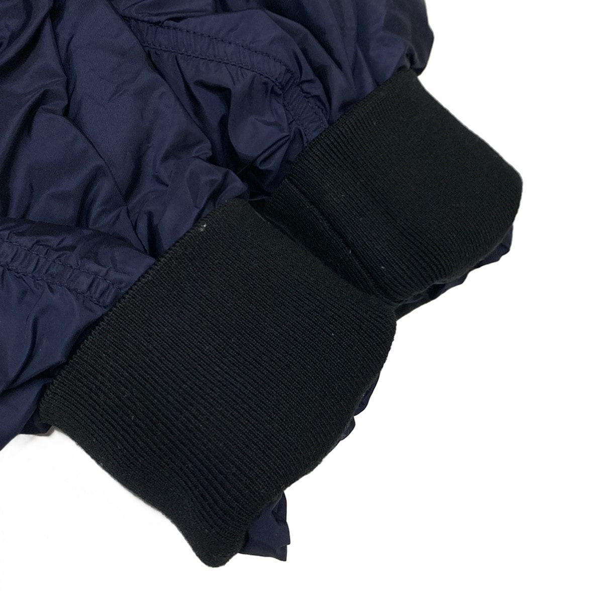 Prada Down Jacket Coat 40 M Dark Navy Long Sleeve Winter — view 8