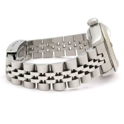 Rolex Watch Datejust SS 18k White Gold 16 Frames Silver — view 5