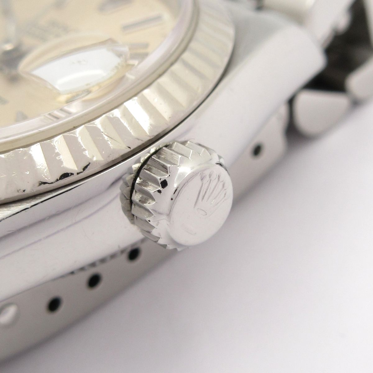 Rolex Watch Datejust SS 18k White Gold 16 Frames Silver — view 9