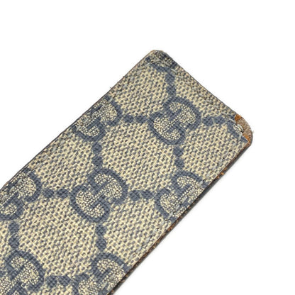 Gucci Belt 38 Interlocking Beige Dark Navy — view 8